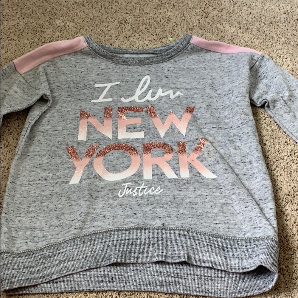 Justice sweatshirt